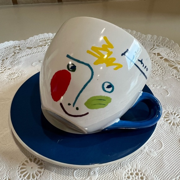 Masterpiece Editons " The Washer Woman" 1962 Pablo Picasso Espresso Cup - Picture 1 of 5